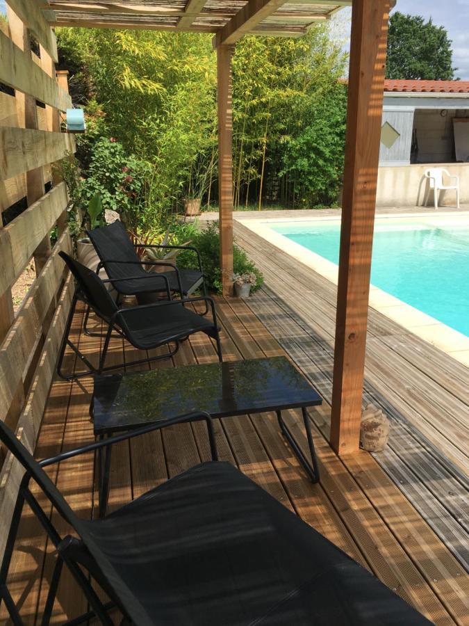 Soleil Lotus Apartment Saint-Hilaire-de-Brethmas Bagian luar foto